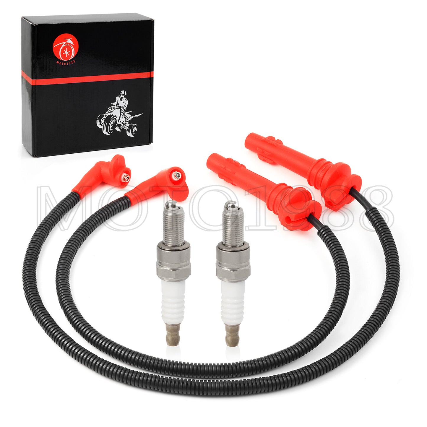 Spark Plug & Wire Cap Assembly for Polaris RZR XP 4 900 (2011–2014)