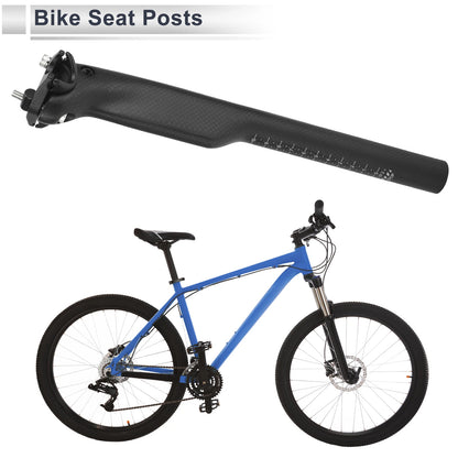 27.2mm Carbon Fiber Bike Seat Post for Universal Fit (300mm)