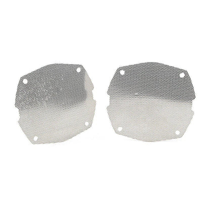 Chrome Front Fairing Mesh Speaker Grilles for Harley Dresser FLH/T Electra Glide