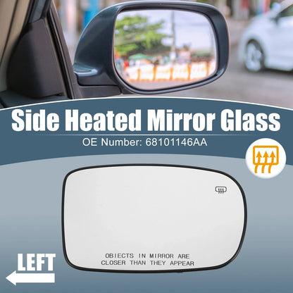 Heated Mirror Glass Right for Chrysler 200, Dodge Charger (2011-2021)