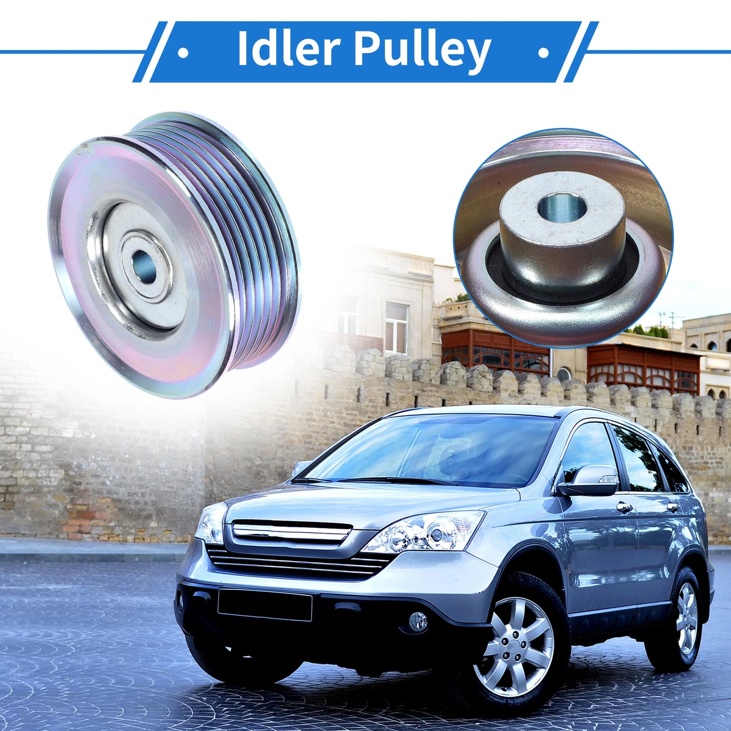 Drive Belt Idler Pulley for Toyota MR2 Spyder (2000–2005) No. 1357022010