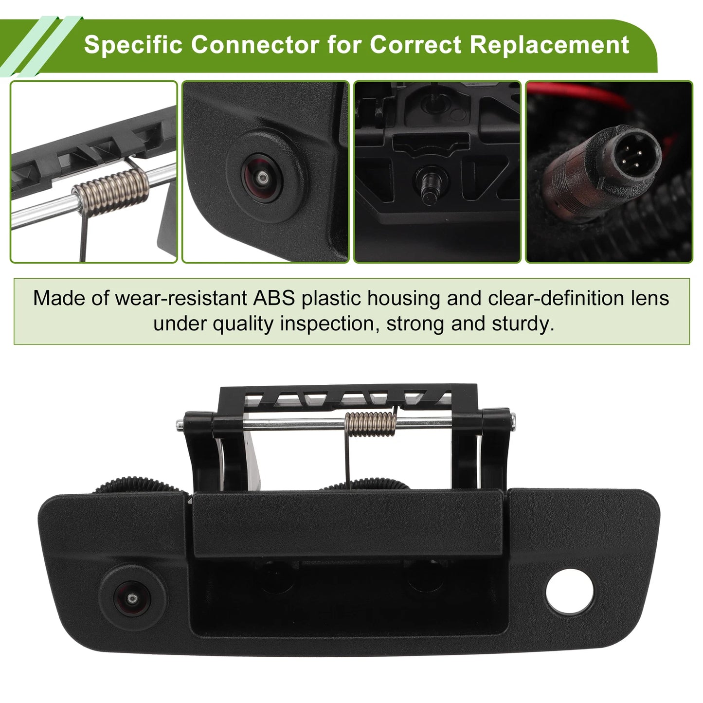 Tailgate Handle Backup Rear View Camera No. 68197873AA for Dodge Ram 1500 (2013–2018)