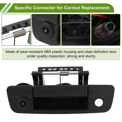 Tailgate Handle Backup Rear View Camera No. 68197873AA for Dodge Ram 1500 (2013–2018)