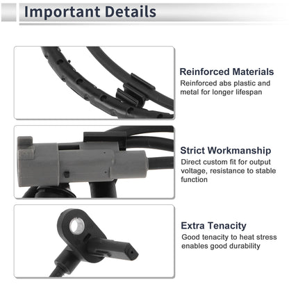 ABS Wheel Speed Sensor No. 94544449 for Chevrolet Sonic (2012–2020) Front Left