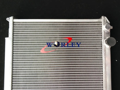 Aluminum Radiator & Fans for Toyota Mark 2 Chaser JZX100 1JZ-GTE (1996-2001)
