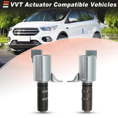 2Pc VVT Solenoid for Ford Escape, Transit Connect (2013–2019) 1.5L 1.6L