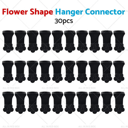 30PCS Closet Organizer Hanger Connectors for Space Saving
