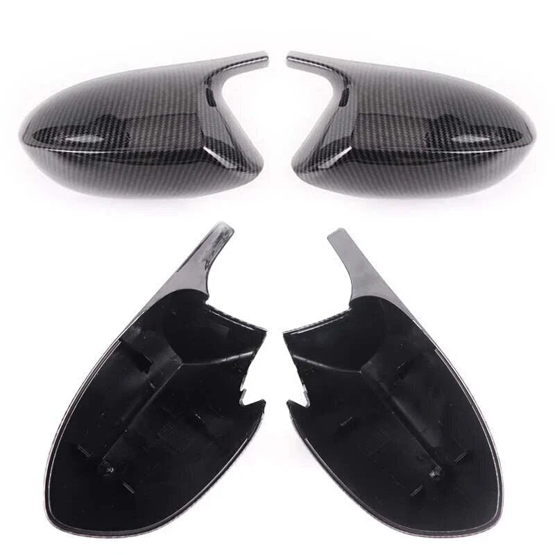 2x Carbon Pattern Rearview Mirror Cover Cap for BMW E89 Z4 (2009–2015)