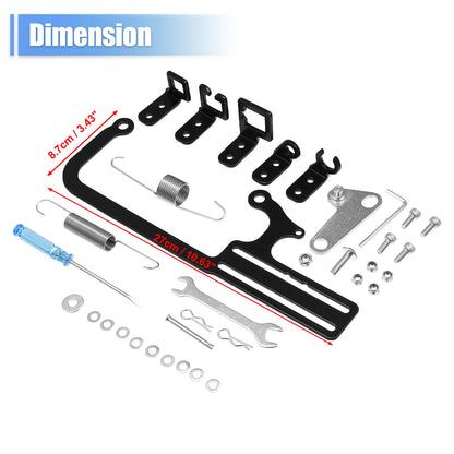 Throttle Carburetor Cable Mount Bracket Kit for GM 700R4 (304147)