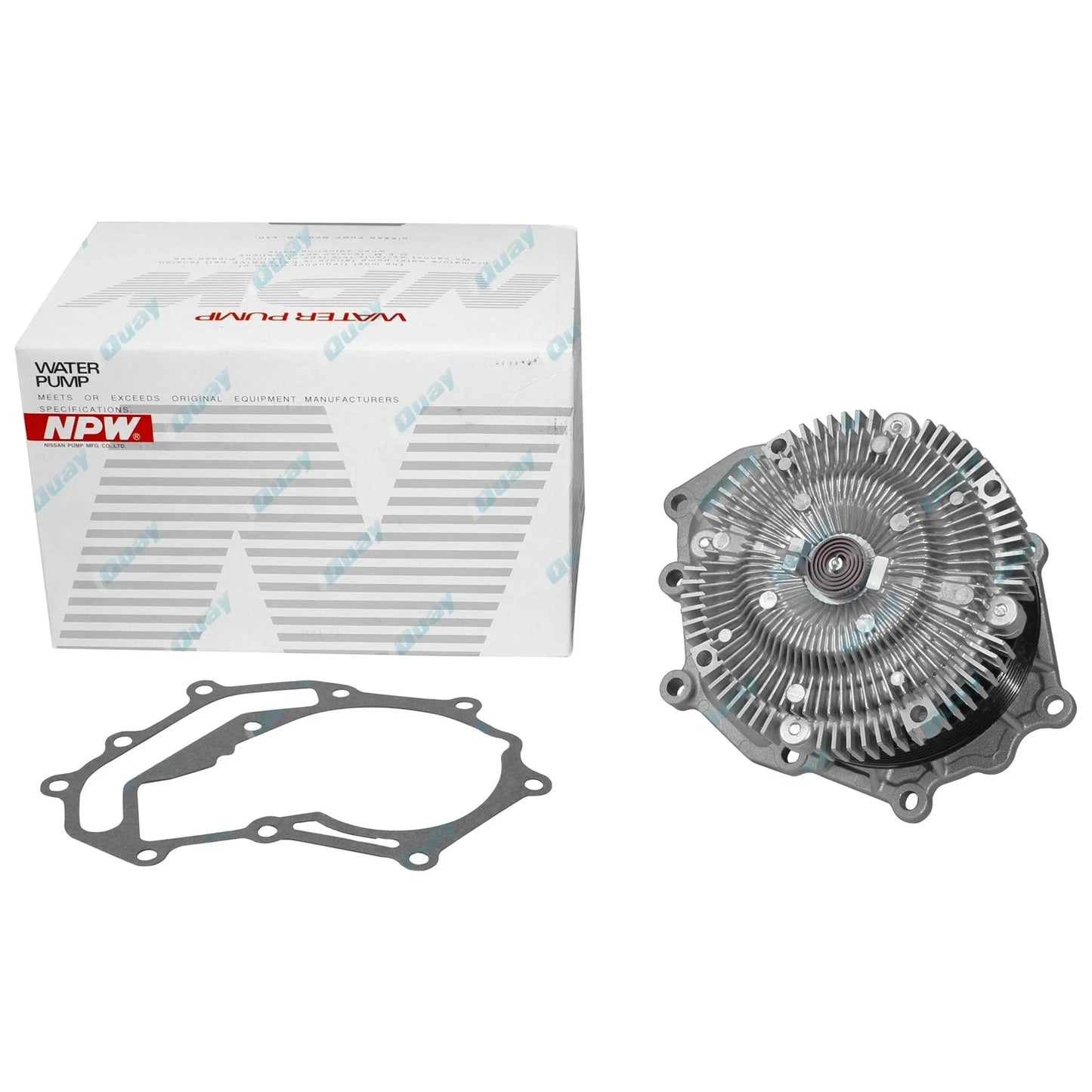NPW Water Pump + Fan Clutch for Nissan Patrol GU Y61 2000-1/07 ZD30 3.0 Diesel