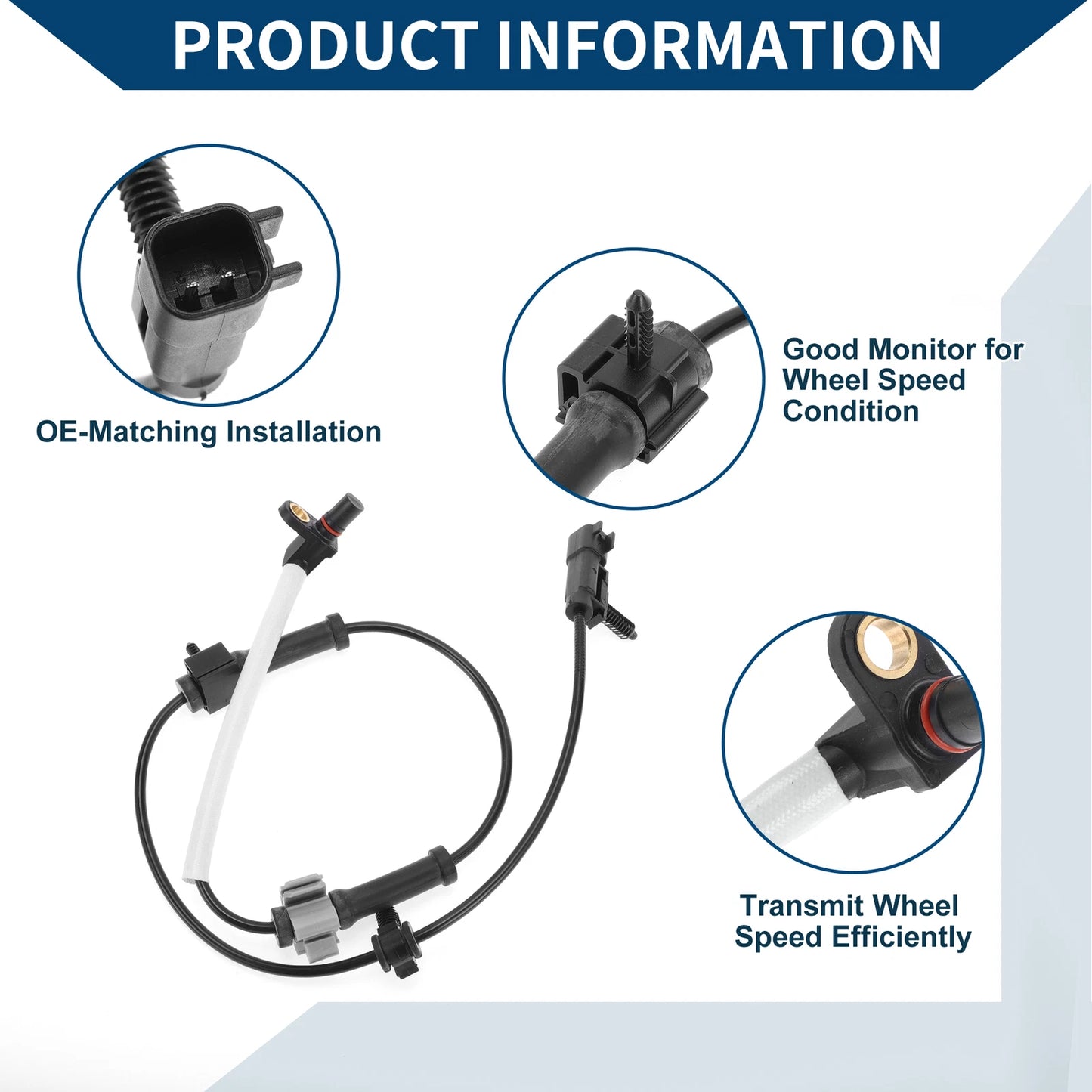ABS Wheel Speed Sensor No. 84327585 for Chevrolet Express 2500 (2003–2021)