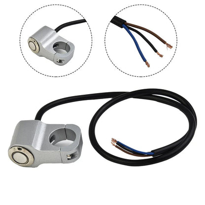 Red Led Motorcycle Switch ON-OFF Headlight Adjustable Mount Waterproof Button