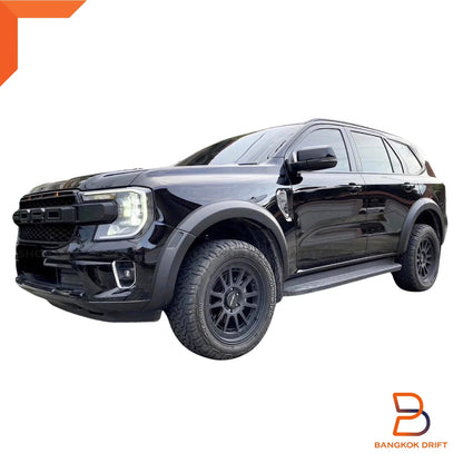 Matte Black Fender Flares for Ford Everest UB U704 (2022-2024)