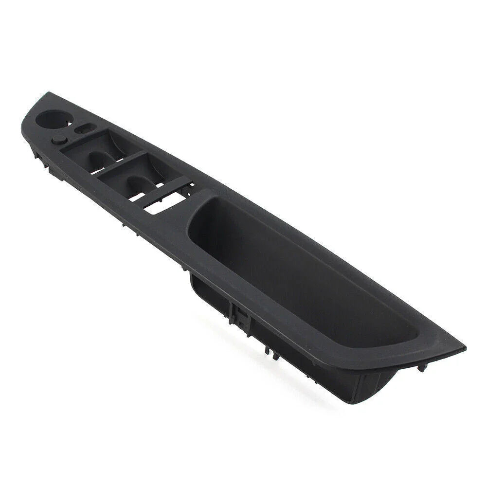 Black ABS Inner Door Handle Trim Cover for BMW X5 X6 (2007-2013)