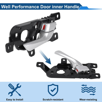 Rear Left Passenger Side Interior Door Handle for Hyundai Santa Fe (2013-2018)