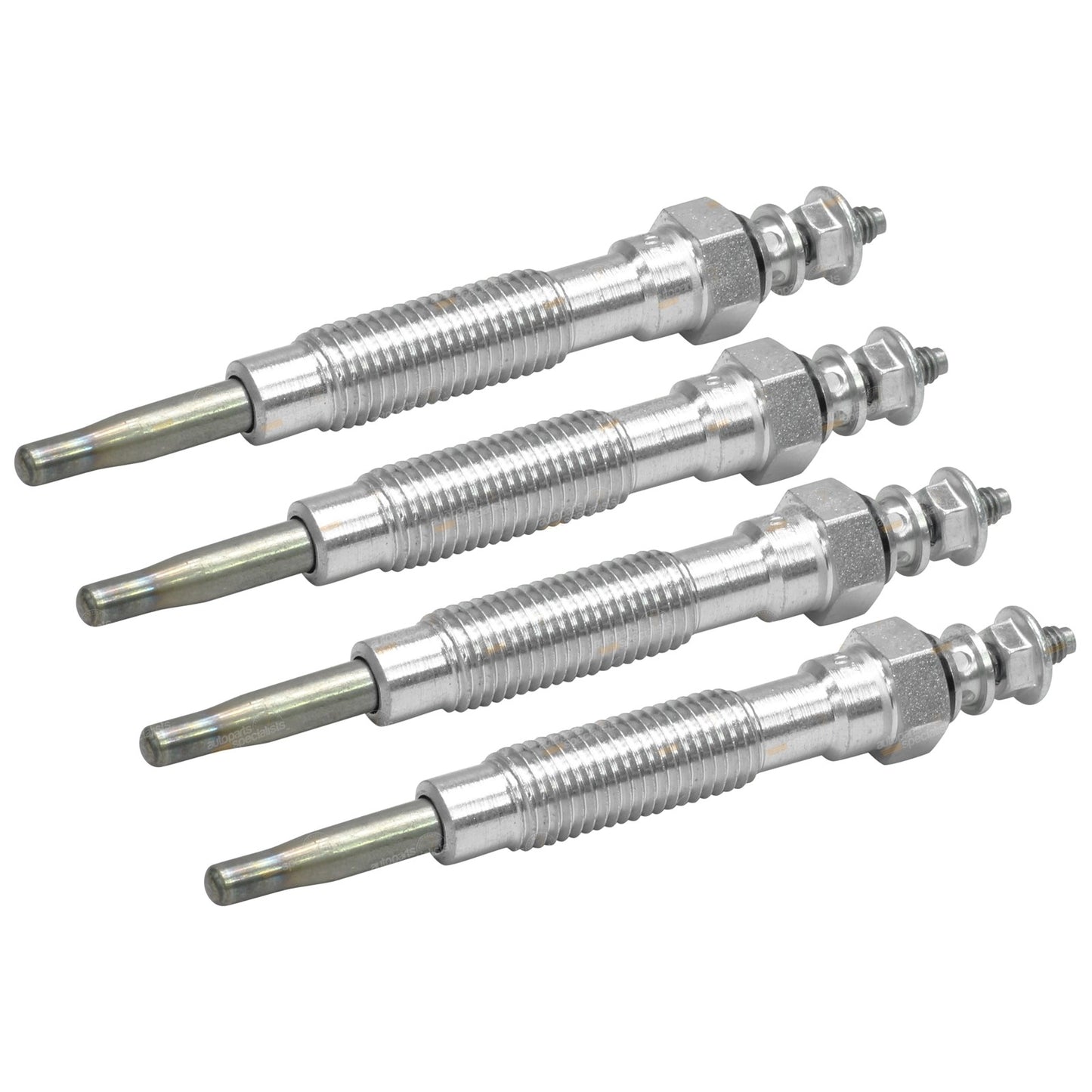 Set of 4 Glow Plugs for Mitsubishi L200 Express (1982–1986) Diesel 4cyl