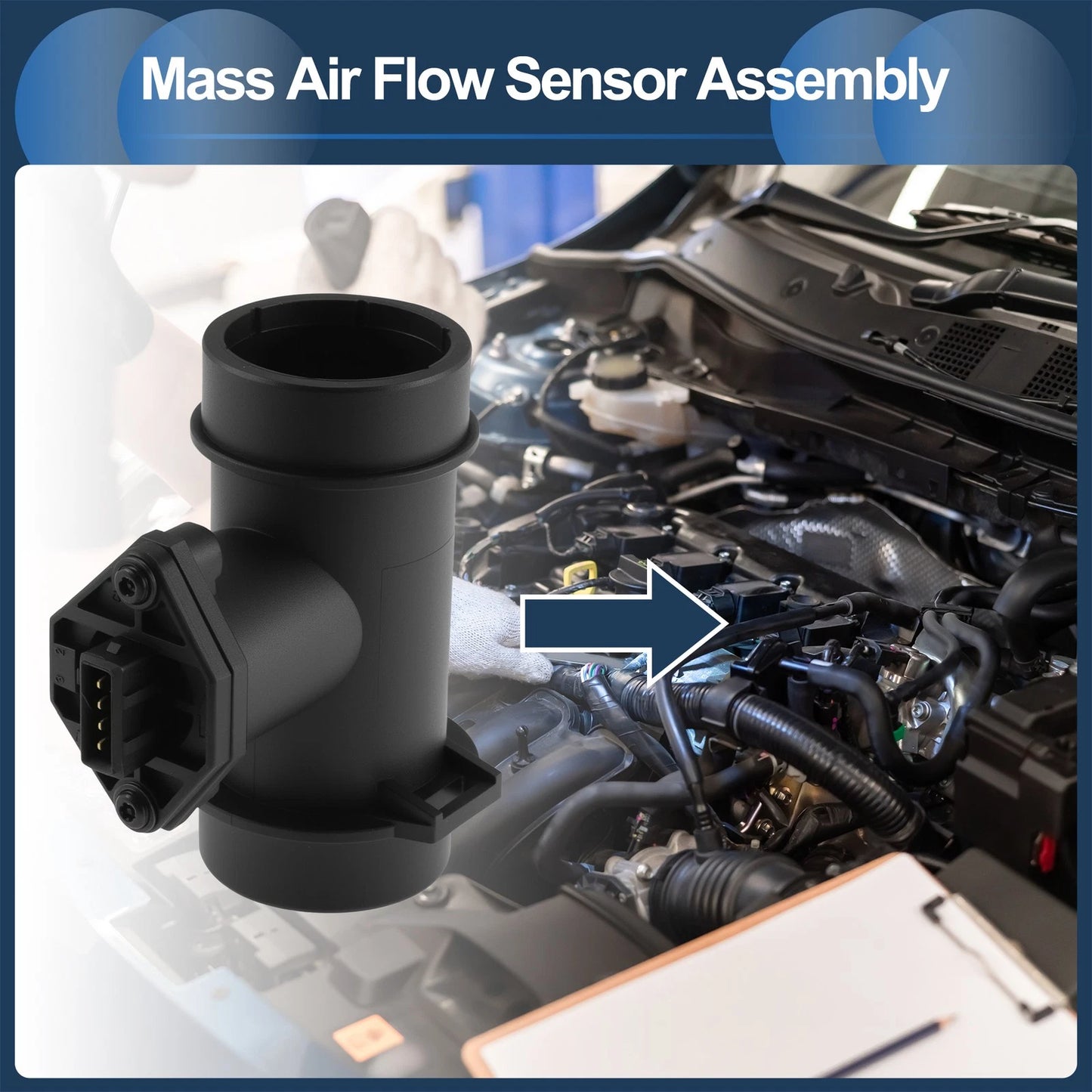 Mass Air Flow Sensor Assembly 2816422060 for Hyundai Accent