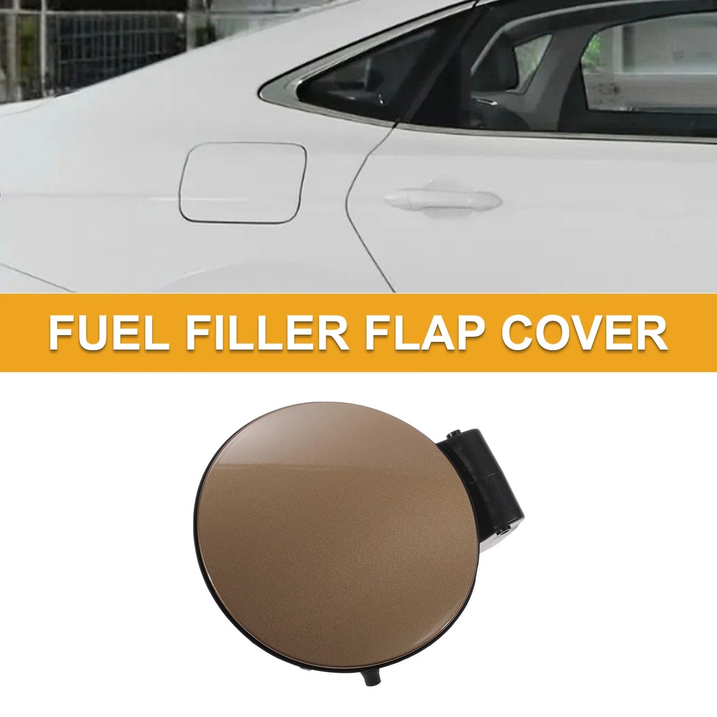 Fuel Tank Door Cap for Skoda Yeti (2013) No.5L6809857 Gobi Brown ABS