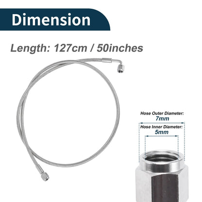 AN-4 Turbo Oil Feed Line Kit for Universal Applications (4.16ft)