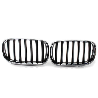 Chrome Grille for BMW X5 X6 E70 E71 (2008–2013)