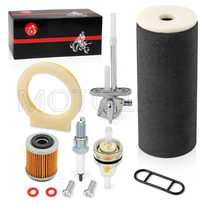 Air Filter Foam & Fuel Valve Petcock Filter for Yamaha Raptor 350 (2005–2013)