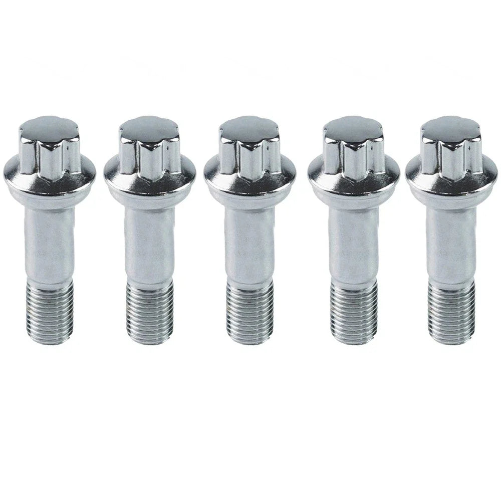 5pcs Wheel Lug Bolts for Mercedes-Benz C180 C200 CL500 Maybach 57 62