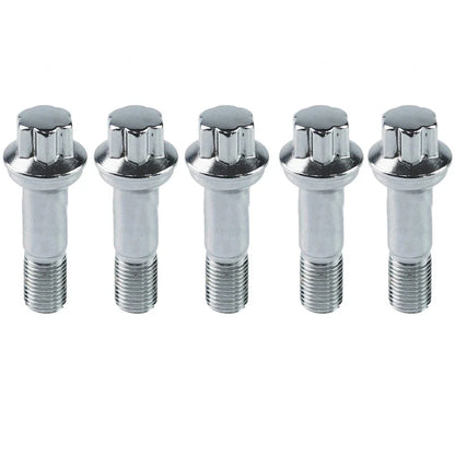 5pcs Wheel Lug Bolts for Mercedes-Benz C180 C200 CL500 Maybach 57 62