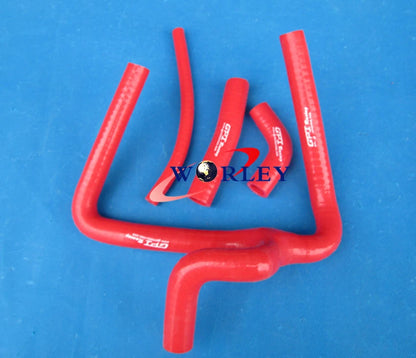 Silicone Radiator Y Hose Kit for Honda CR250 CR250R (2002–2008) RED