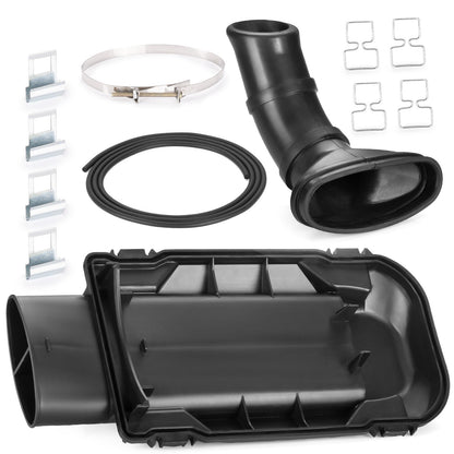 Airbox Lid Cover with Snorkel Intake Duct Kit for Yamaha Banshee YFZ 350 (1987–2006)