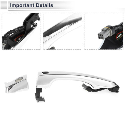 Front Left Door Handle for Hyundai Tucson (2016–2020) No. 82651D3710