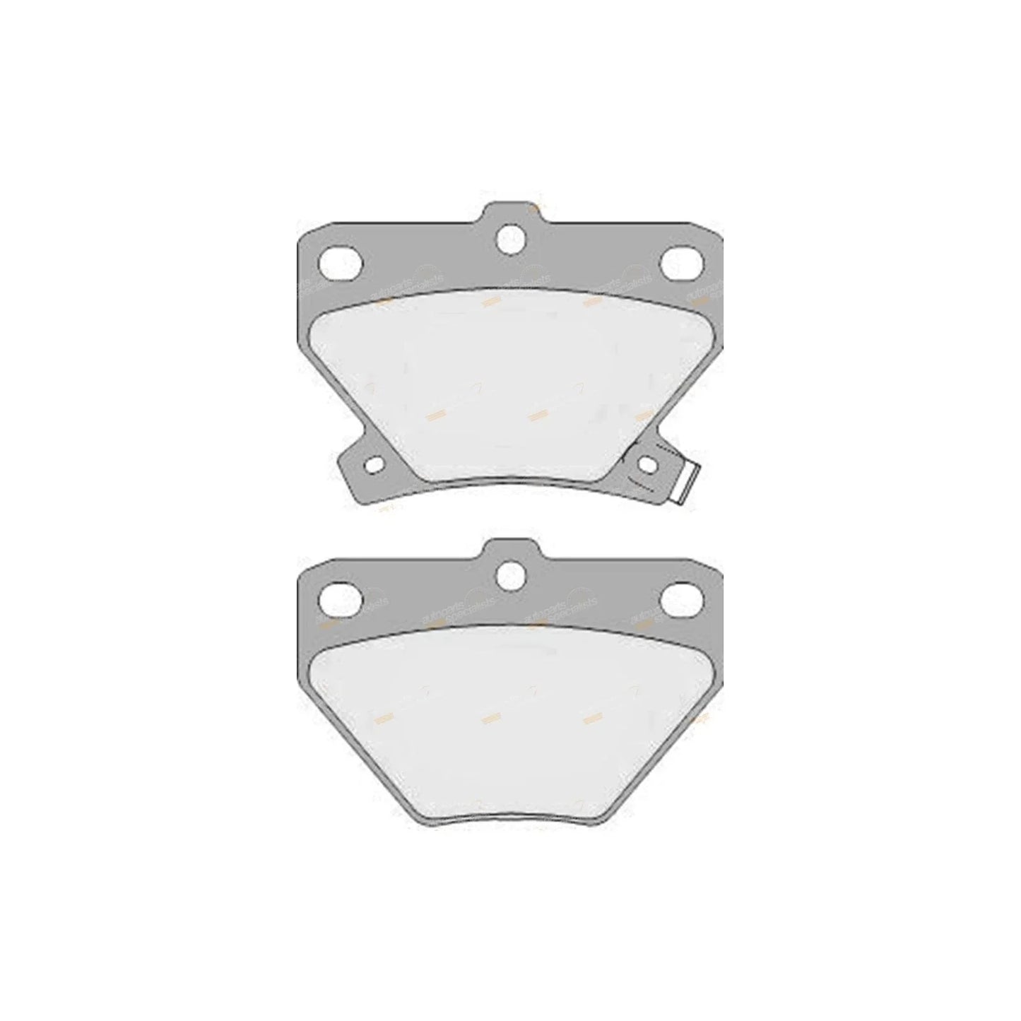 2 x Rear Disc Brake Rotors + Pads for Corolla ZZE122R (2001–2007)