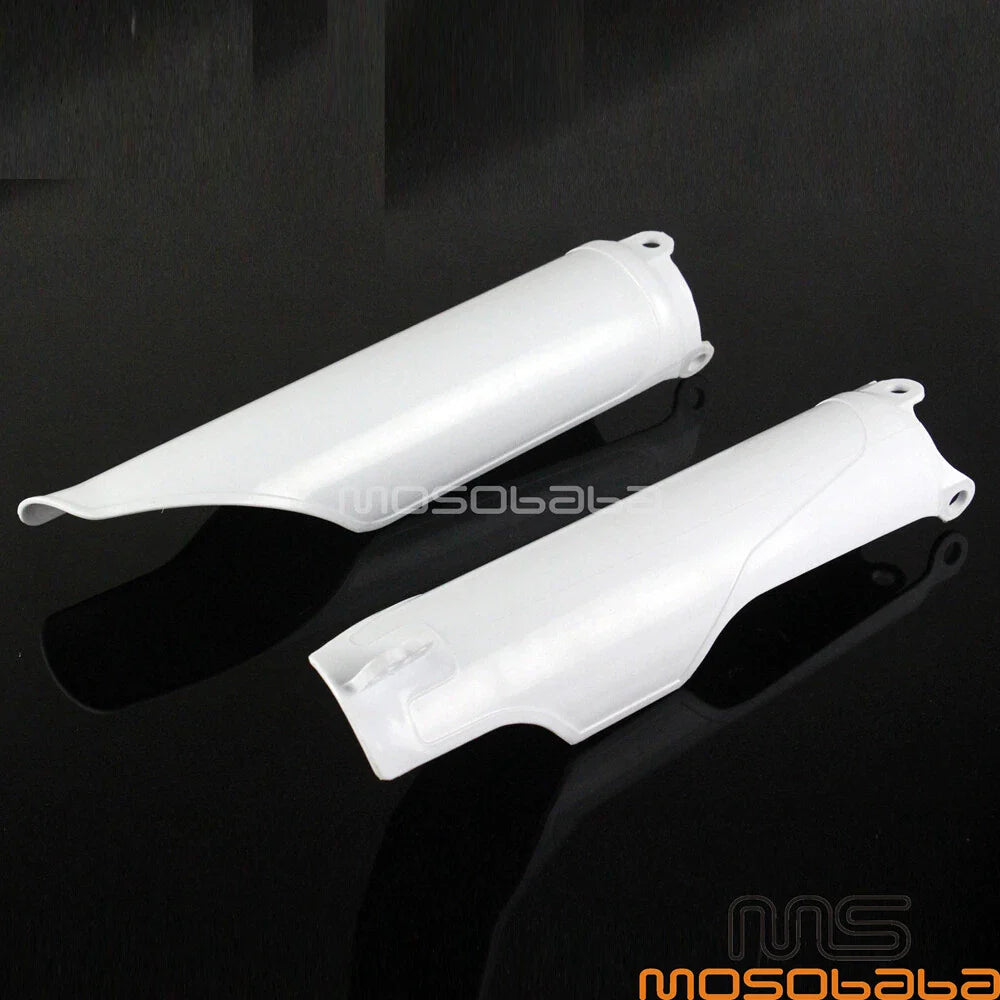 White Race Fork Guards for Honda CR125 CR250 CRF250 CRF450 CRF250R