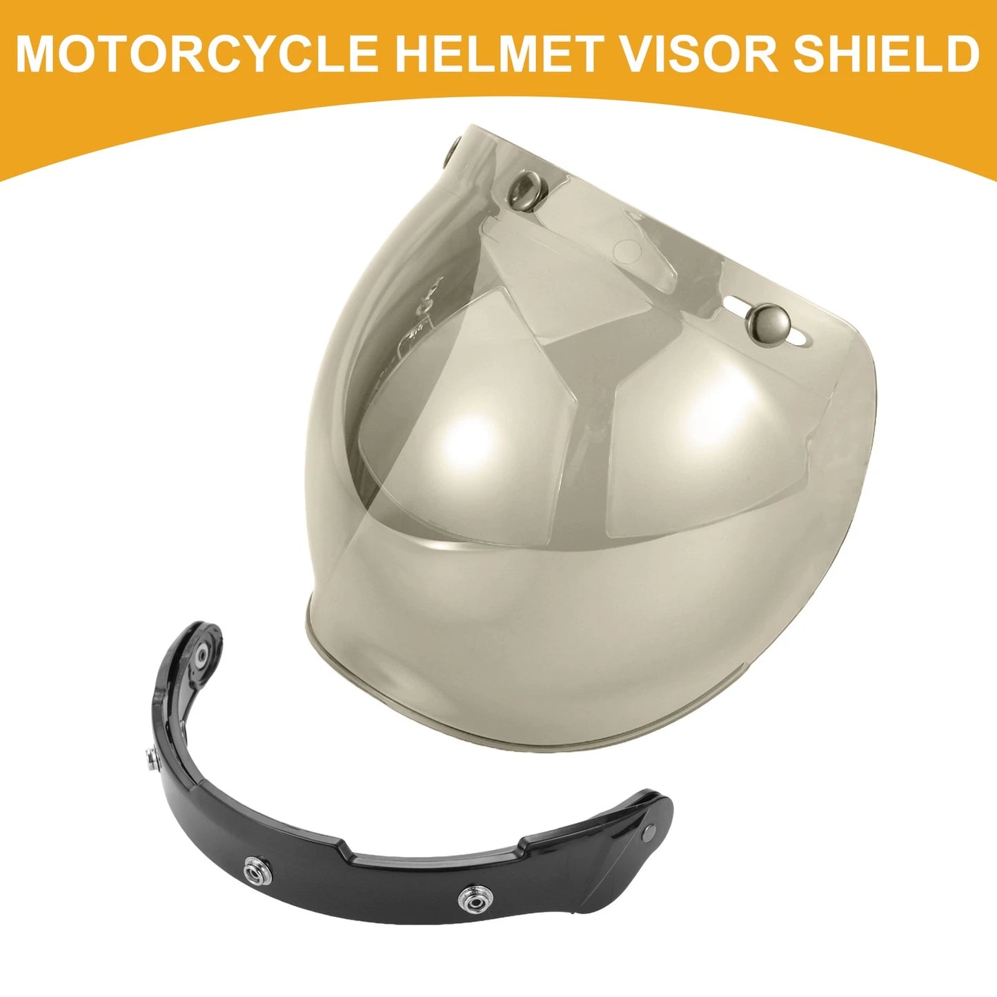 Universal Motorcycle Helmet Visor Shield - Anti-UV Light Green