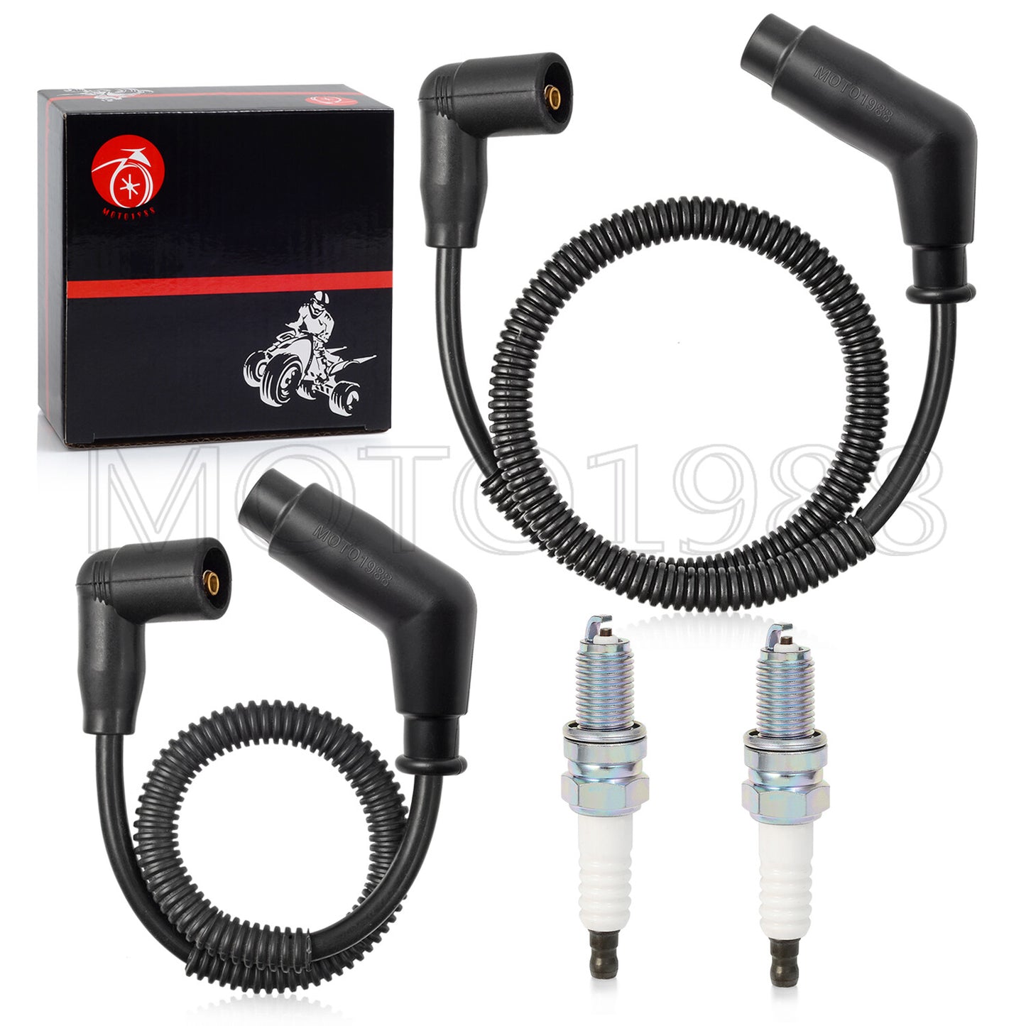 Spark Plug & Wire Cap Kit for Bombardier Traxter 500 (2015–2020)