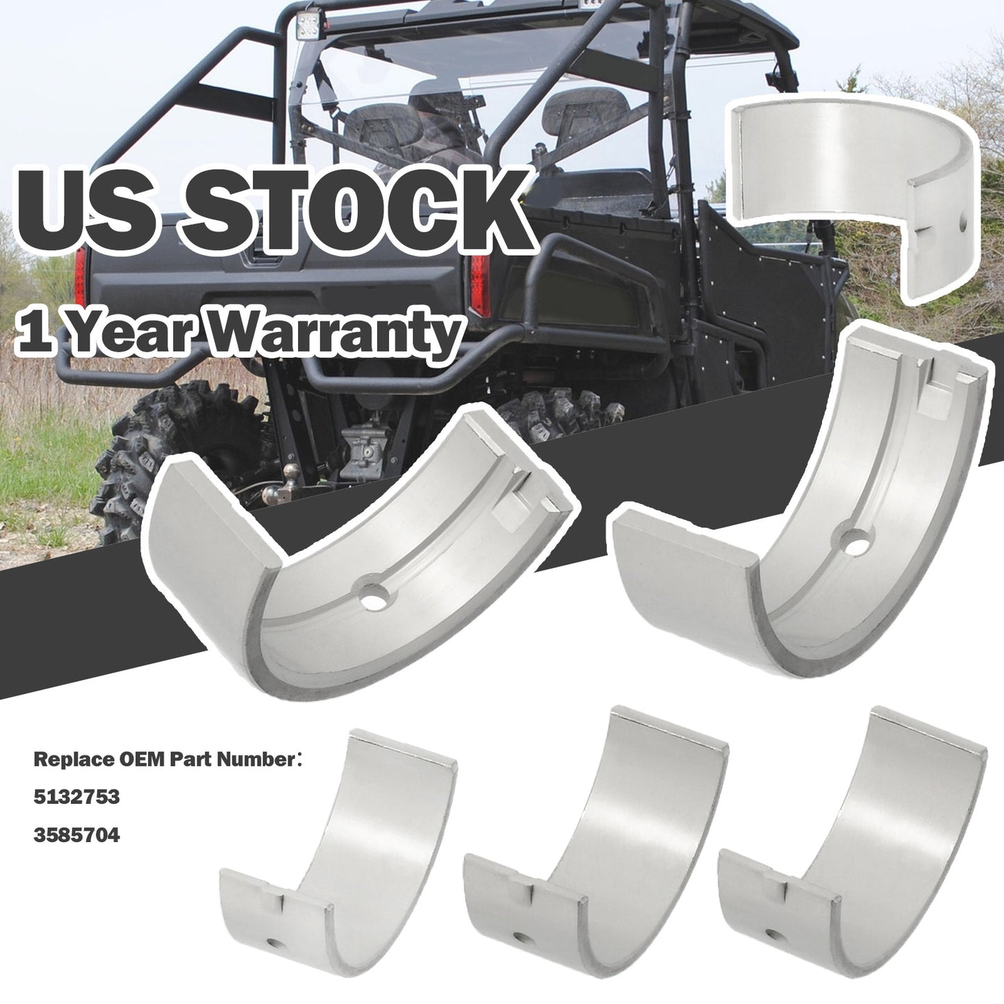 Main Journal Crankshaft Bearing for Polaris Sportsman 800 (2005–2014)