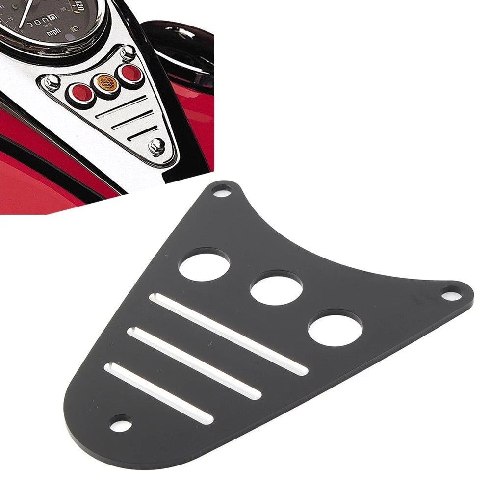 Black Dash Plaque Cover for Kawasaki Vulcan 1500 VN1500 (1996–2007) Aluminum