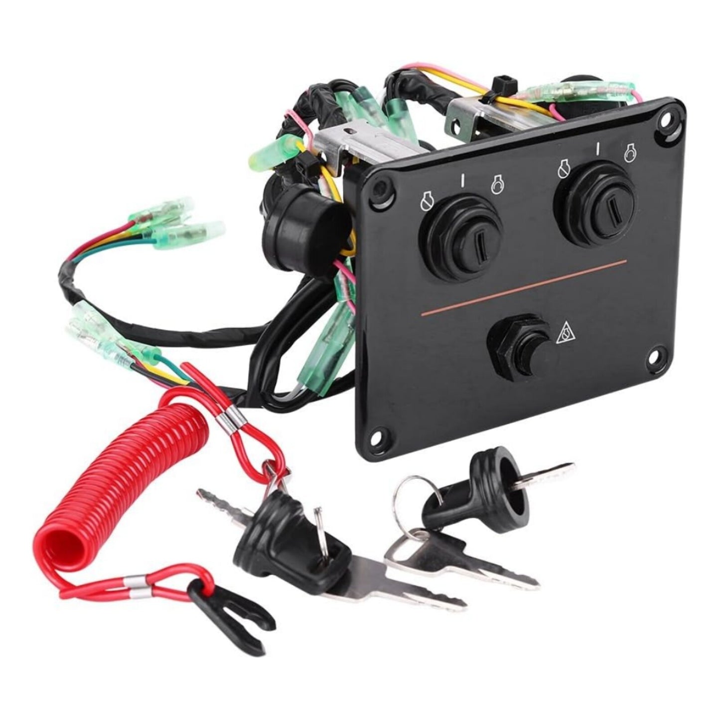 Dual Remote Control Panel Key Switch for Yamaha Outboard (Fits 6K1-82570-08)