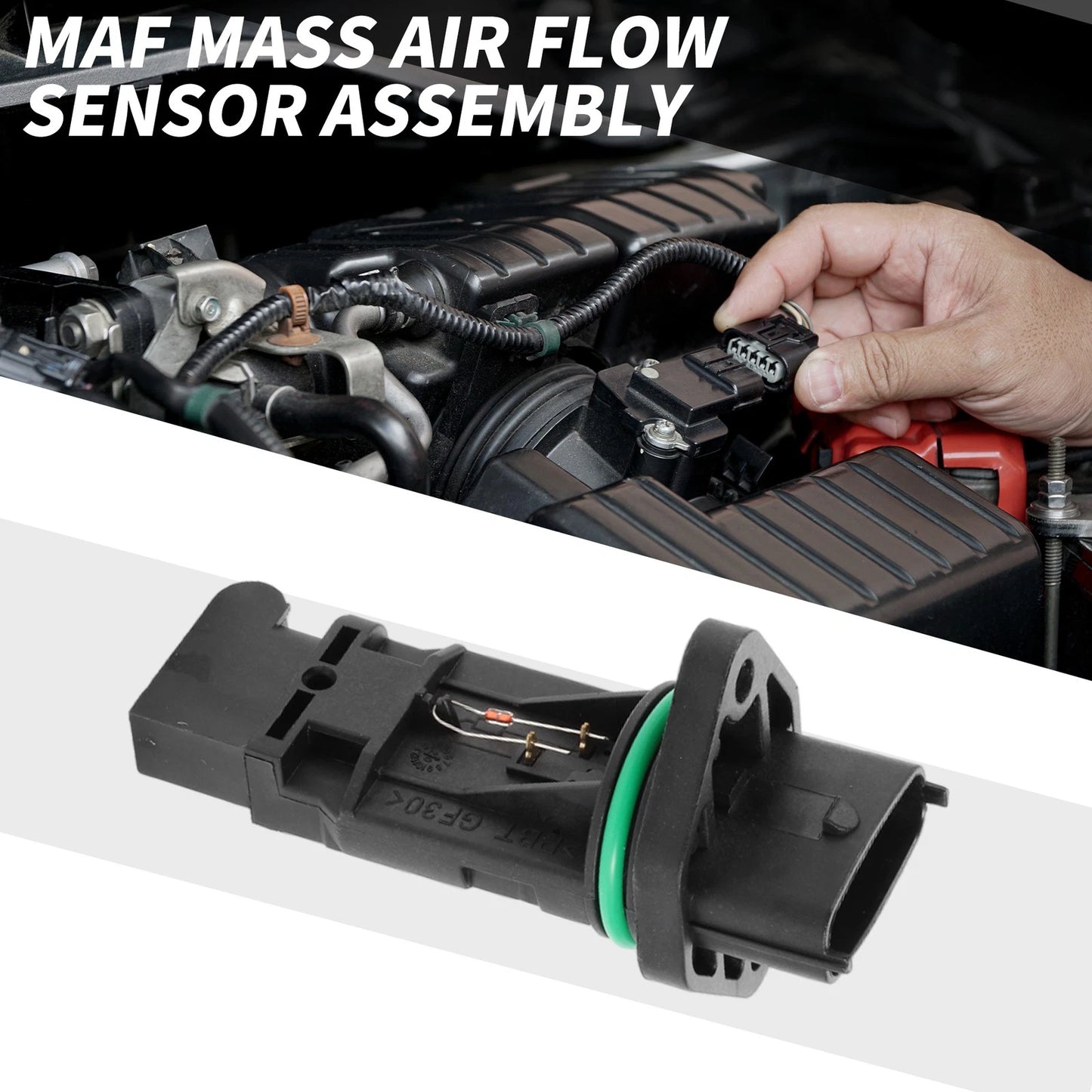 MAF Mass Air Flow Sensor for Hyundai Accent L4 1.5L (2000–2005) No.2816422610