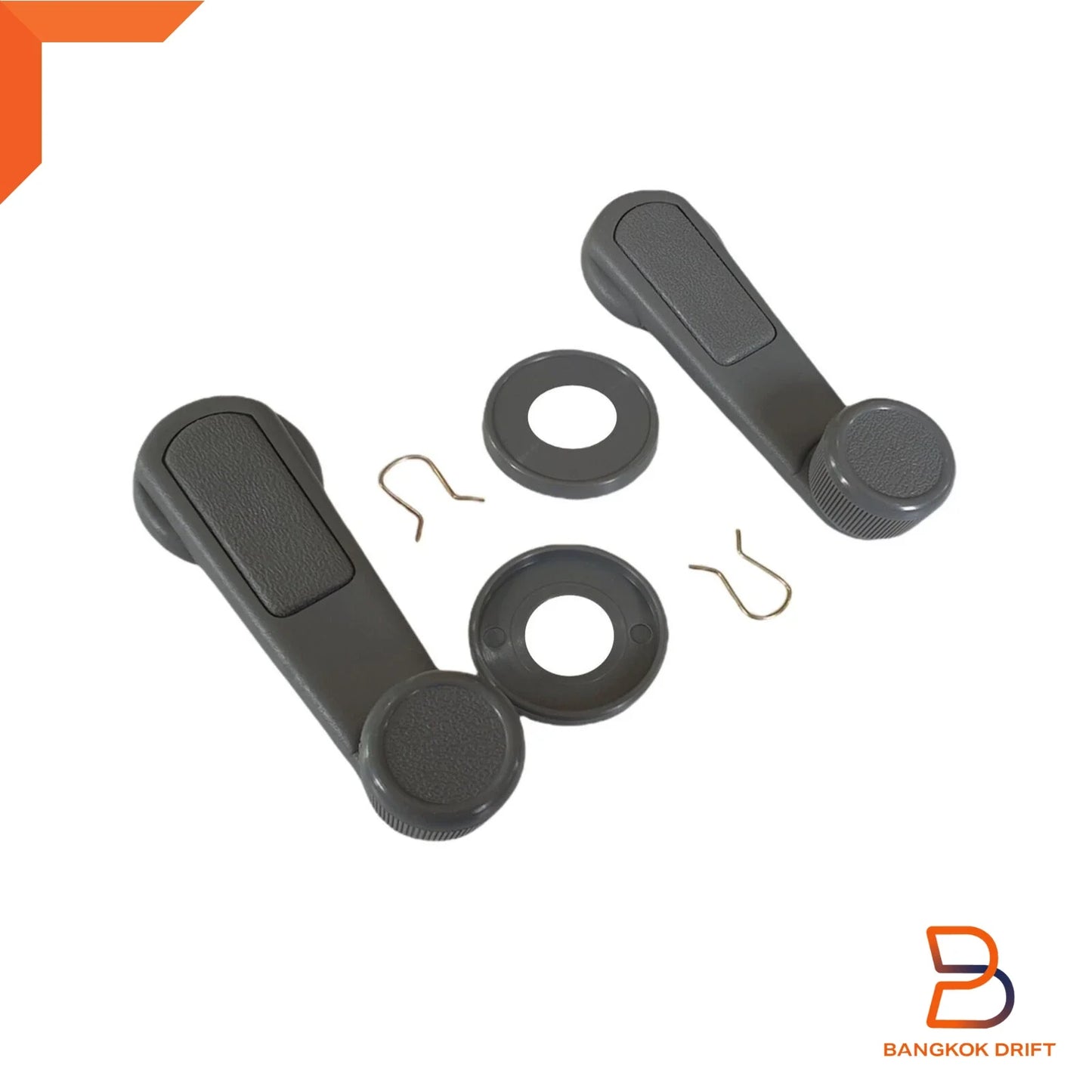 Grey Folding Window Crank Handle for Mitsubishi Triton Lancer (86-06)