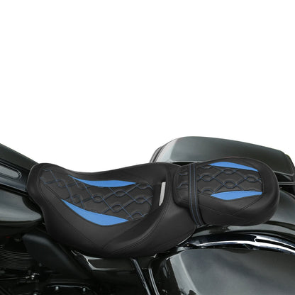 Driver Passenger Seat for Harley Touring CVO Street Glide (2009-2023)