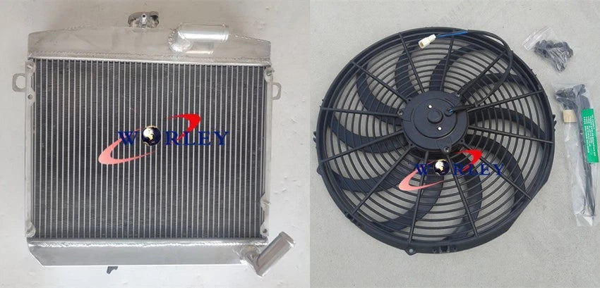 Aluminum Radiator with Fan for Alfa Romeo GT 105/115 (1971–1977)