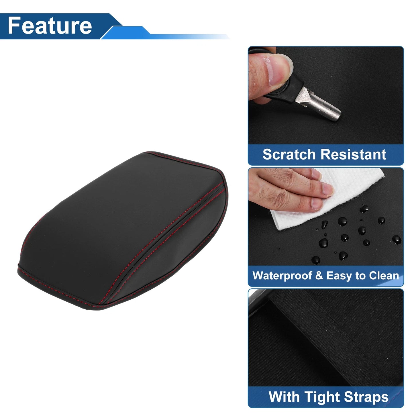 Armrest Cover for VW Golf 8 MK8 GTI GTD GTE (2020–2024) Anti-Scratch