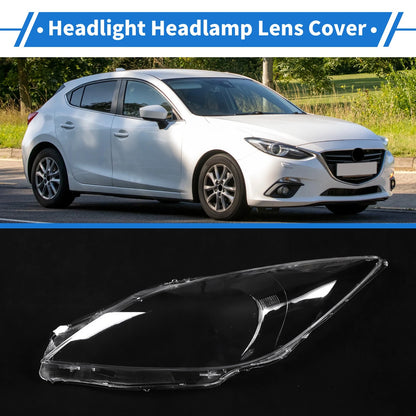 Headlight Lens Cover for Mazda 3 (2013–2015) PC Clear