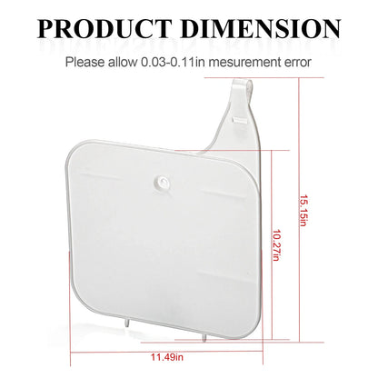 Front Number Plate White for Honda CR125R CR250R CR500R XR200R (1985–1994)