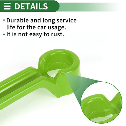 Set of 2 Exterior Door Handle Covers for Jeep Wrangler JK (2007–2017) ABS Green