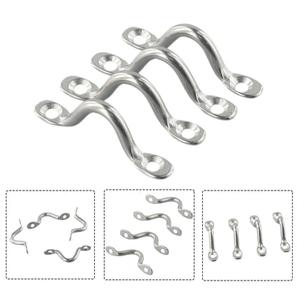 4 x Wire Eye Straps for Yacht Bow Camel Back Canopy