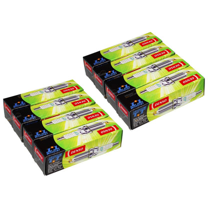 Set of 8 Iridium Spark Plugs for BMW 540i (2005–2008)