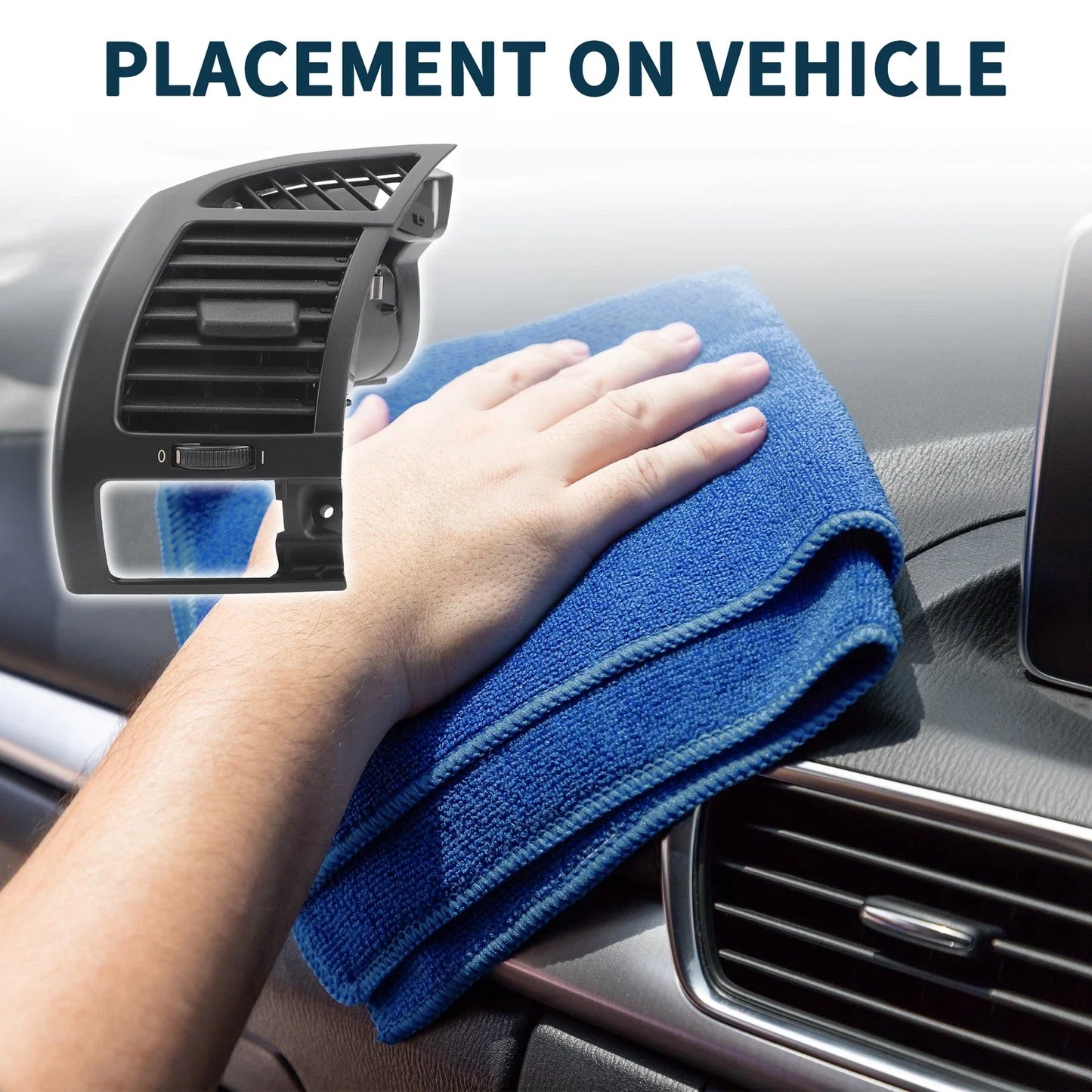 Front Left Air Vent Panel AC Grille for BMW Z4 (2002-2008) Black