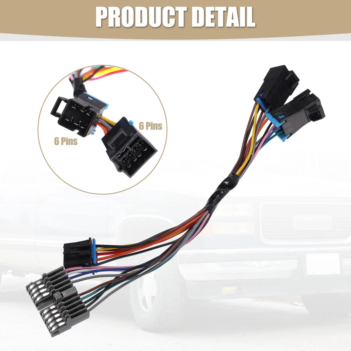 A/C Heater Temperature Control Adapter Wire Harness for Chevy Silverado (2007-2013)