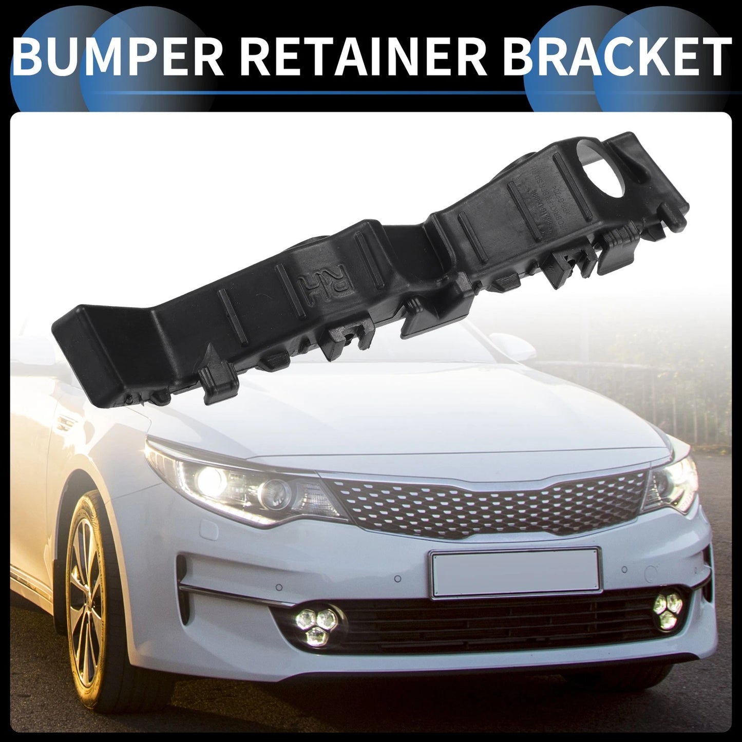 1pc Right Front Bumper Retainer Bracket No. 86514D4000 for Kia Optima (2016–2020)
